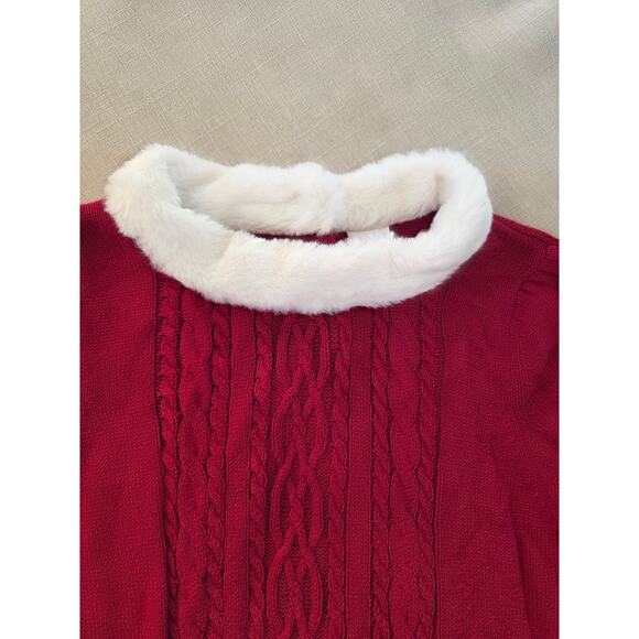 Gymboree Red Fairisle Gingerbread Sweater Dress - Picture 4 of 9